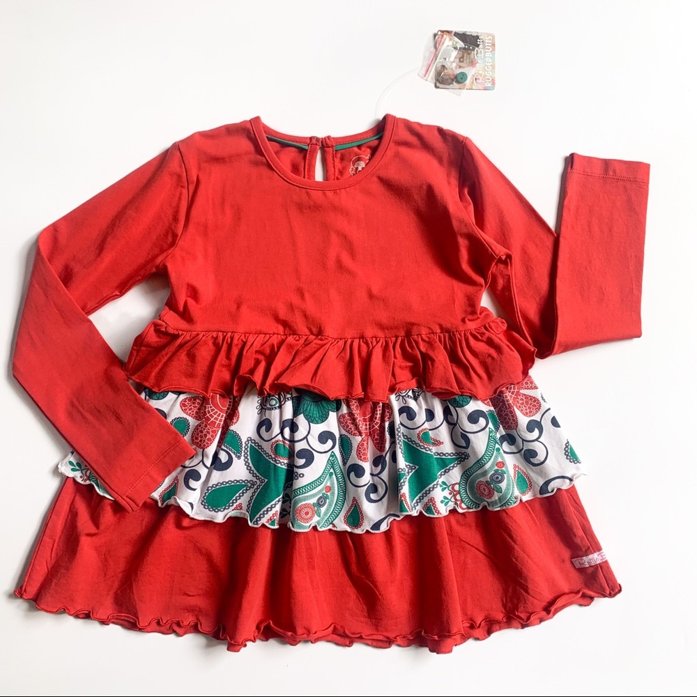 Ruffle Butts Christmas Tunic NWT